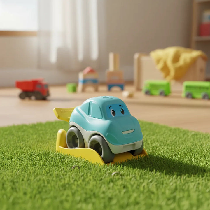 juguete carro giros locos Azul para niños