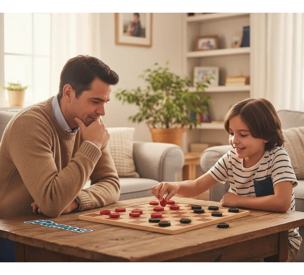 Juego De Mesa Damas Clásico Para Familia
