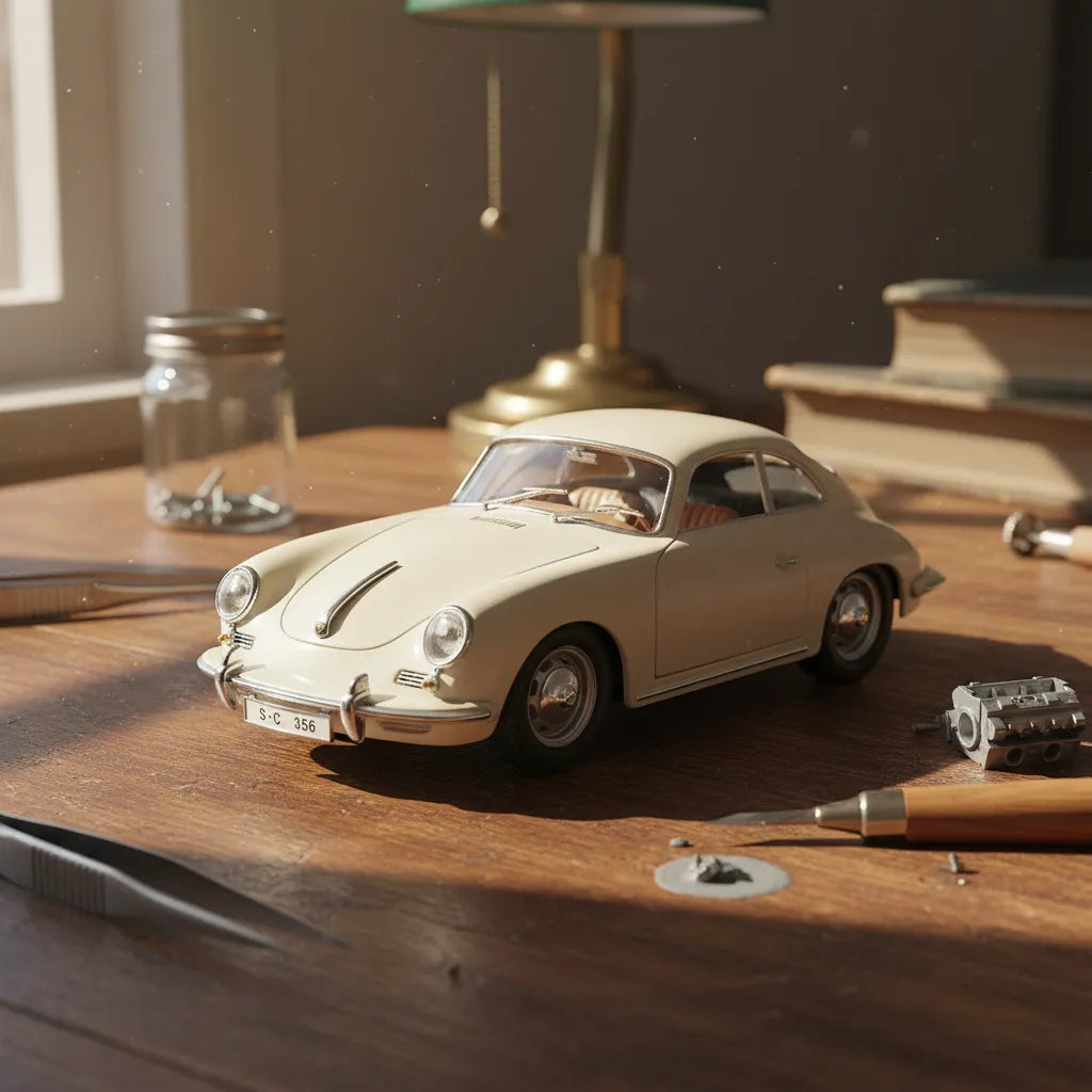 Carro A Escala Bburago 1/24 Porsche 356b Coupe