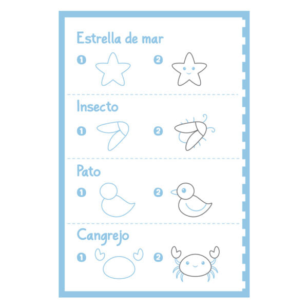 Libro Didactico Borrable Aprende A Dibujar Para Niños