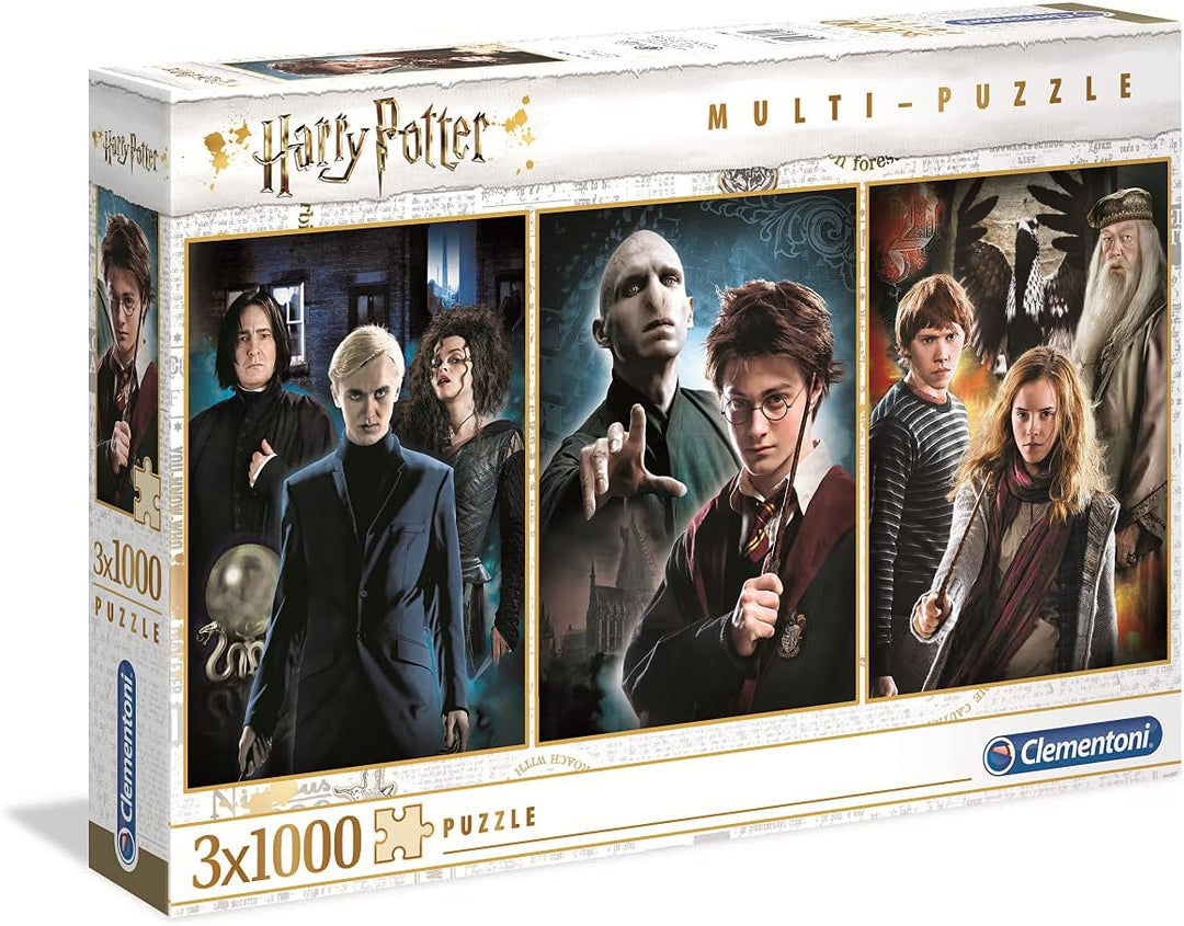 Rompecabezas 3x1000 Piezas Harry Potter