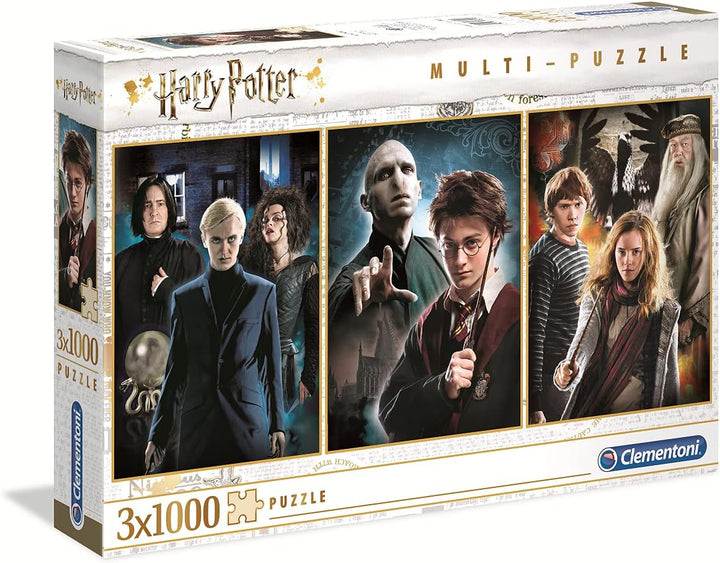 Rompecabezas 3x1000 Piezas Harry Potter
