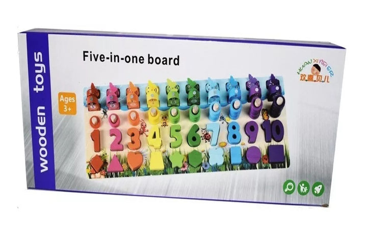 Juego Educativo De Madera Colores Para Niños