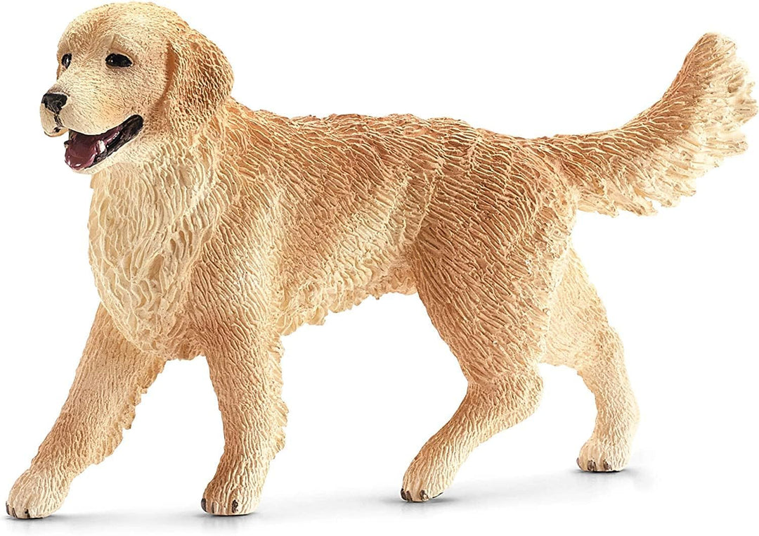 Figura Golden Retriever Pintado A Mano Schleich
