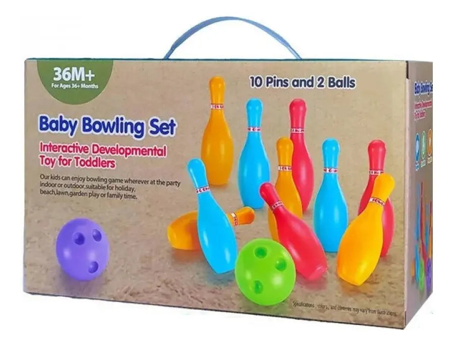 Juego De Bolos Plástico Alta Resistencia