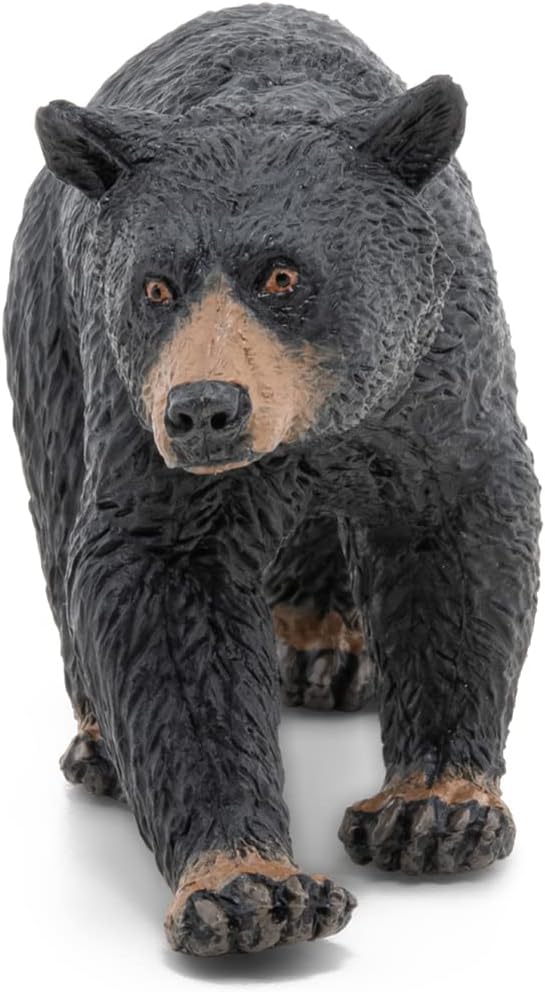 Figura Oso Negro Americano Pintada A Mano papo