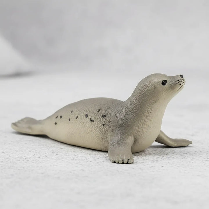 Figura Animales Foca Pintado A Mano Para Niños
