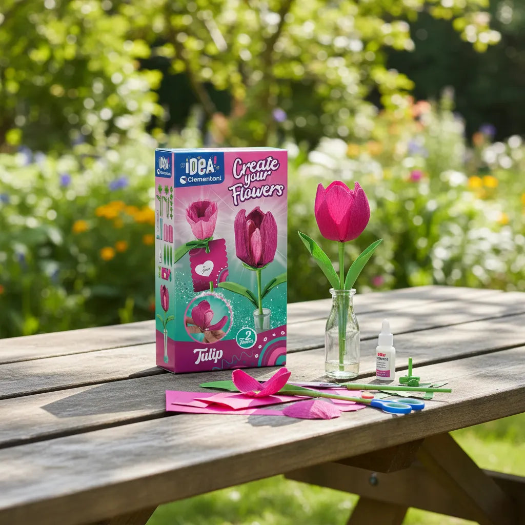 Juego Científico Creativo Flores Tulipanes Para Niños Niñas
