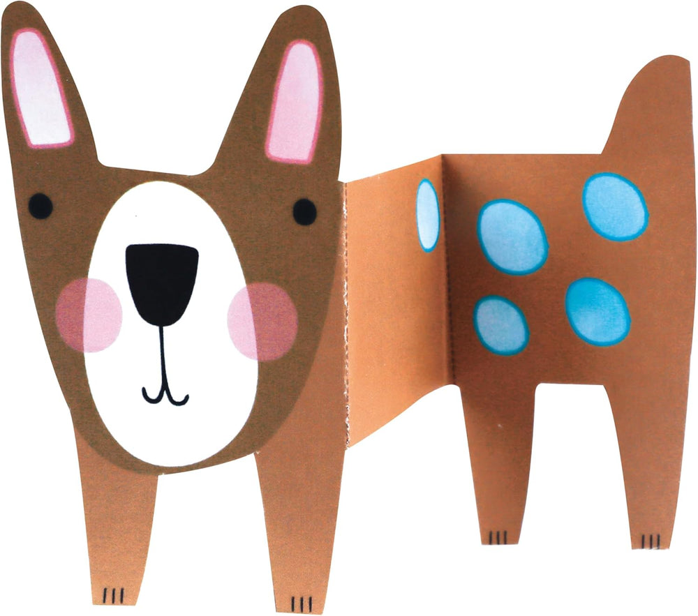 Set Acuarela Y Origami animales Para Niños