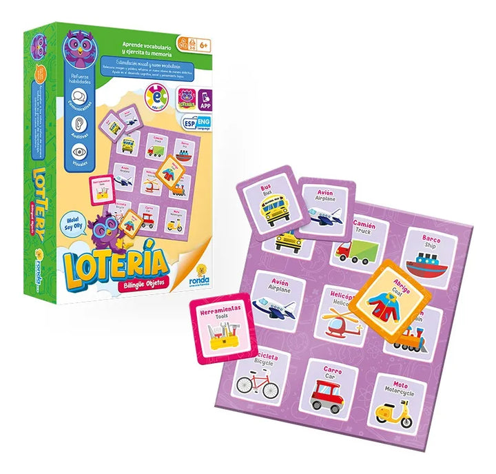 Juego Didactico Loteria Bilingue Ronda