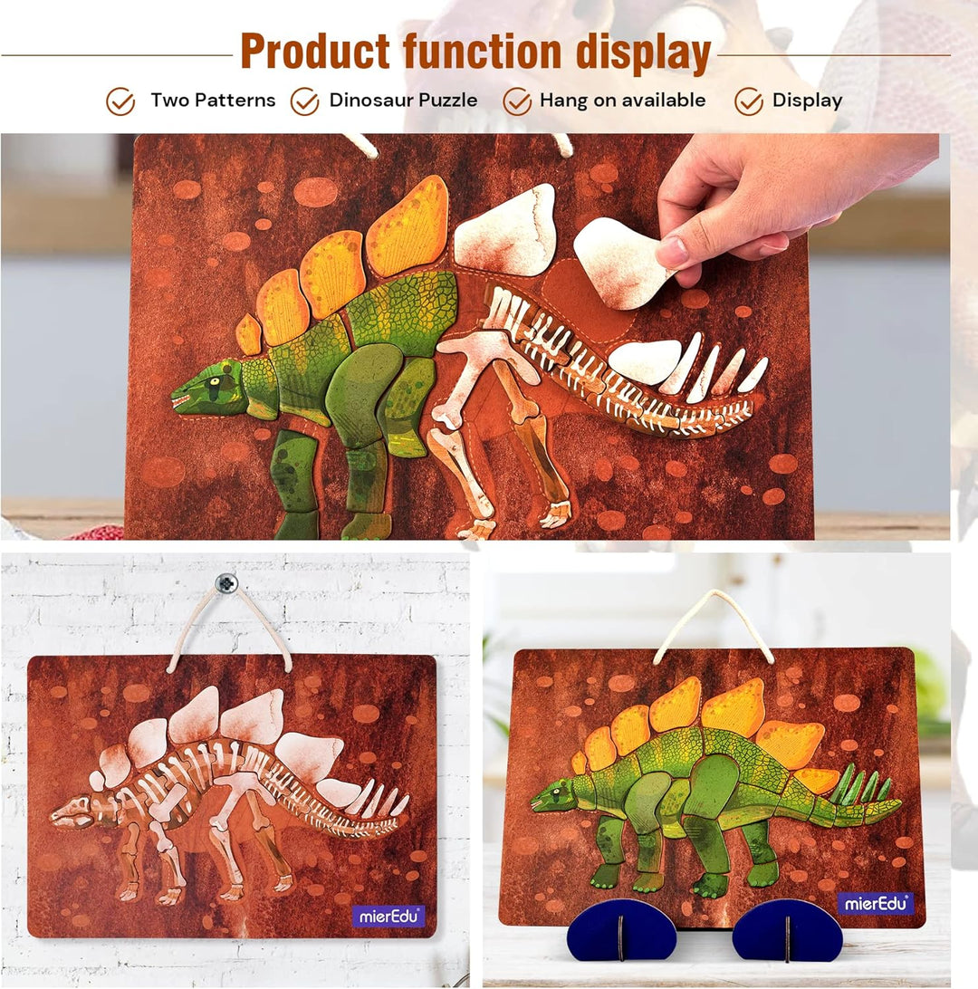 Juego Magnética Dino estegosaurio Para Niños