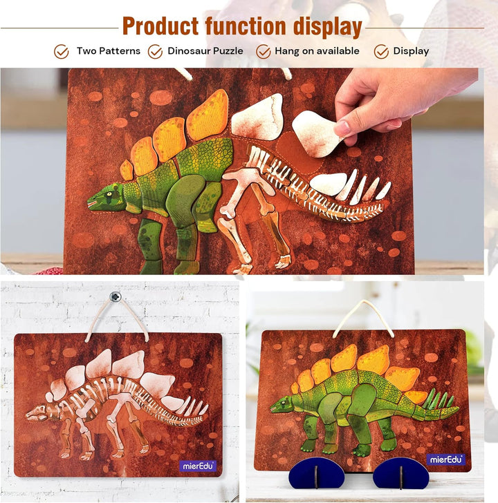 Juego Magnética Dino estegosaurio Para Niños