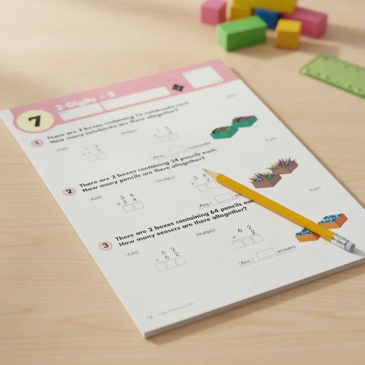 Libro Kumon Multiplication grade 4 Para Niños