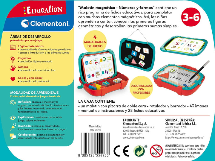 Juego Números Y Formas Magnético Niños