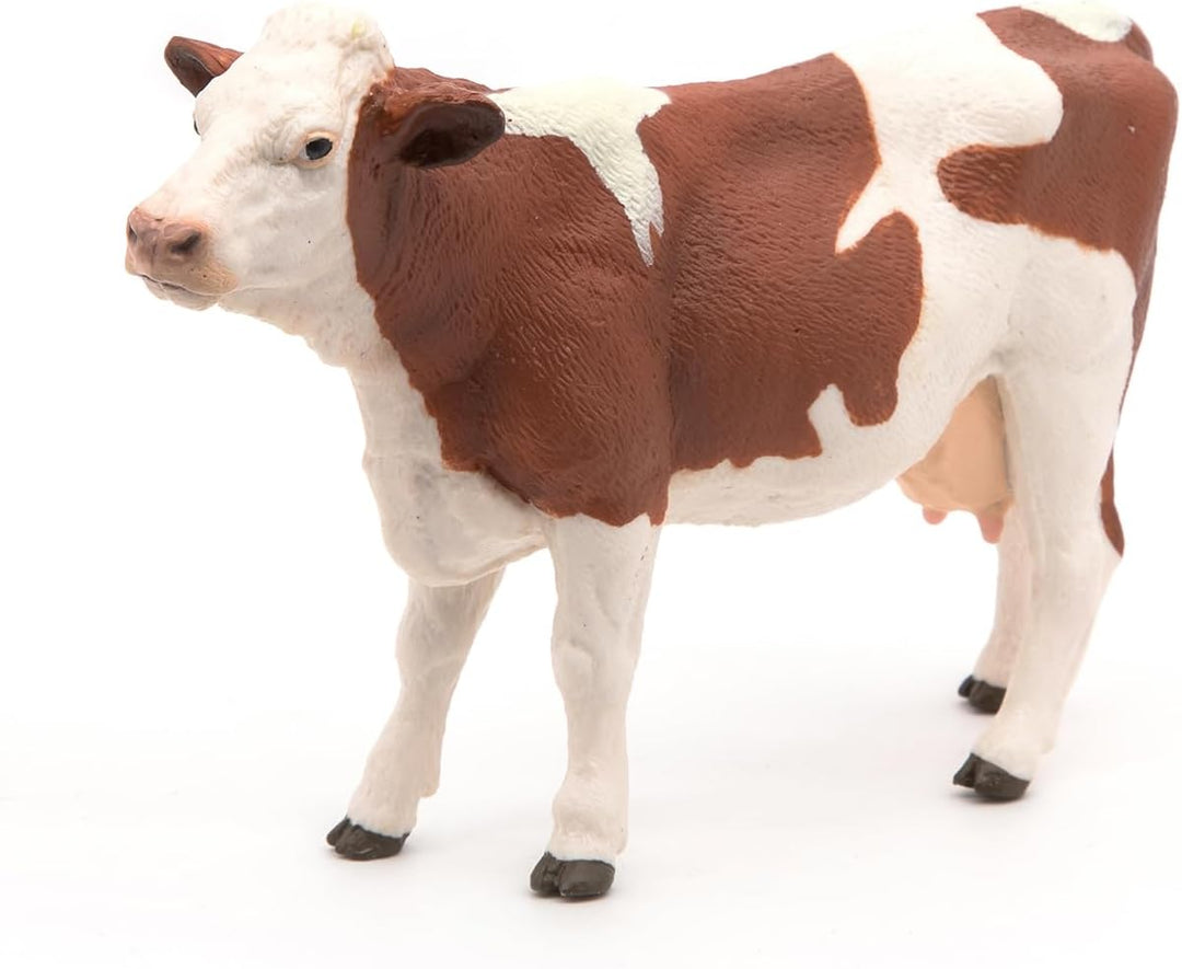 Figura Coleccionable Vaca Montbeliarde Para Niños Papo
