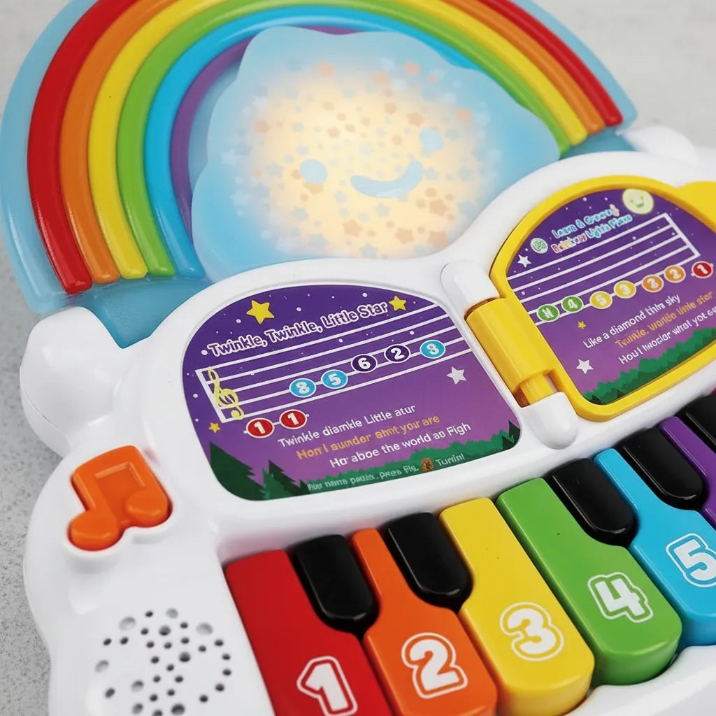 Juguete Piano Arcoíris Musical Para Niños