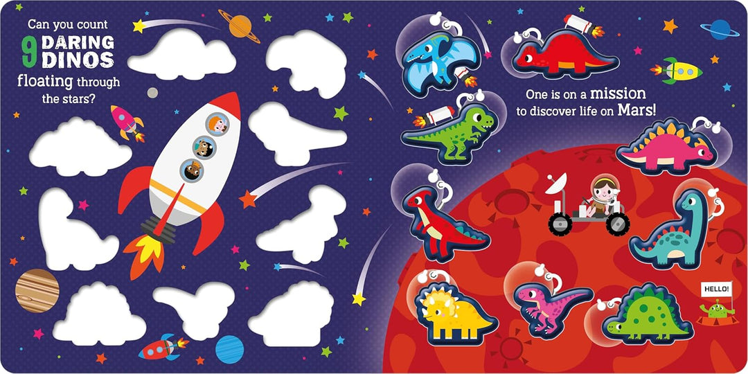 Libro Interactivo 10 Daring Dinos Para Niños