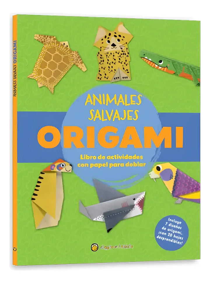 Libro Crea Origami Animales Salvajes Para Niños