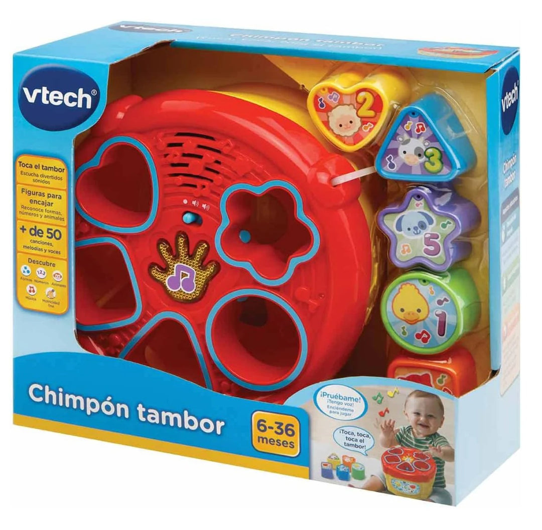 Juguete Tambor Formas Sonidos Para Niños