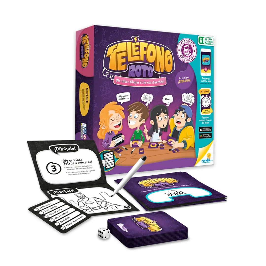 Juego De Mesa Estrategia Teléfono Roto Para Familia