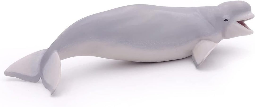 Figura Coleccionable Delfín Beluga Papo Pintada A Mano