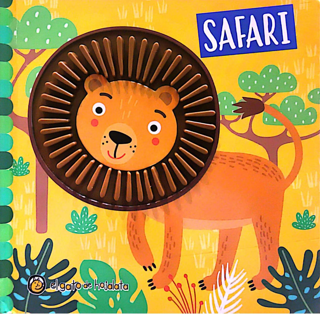 Libro Infantil Safari Interactivo Con Texturas