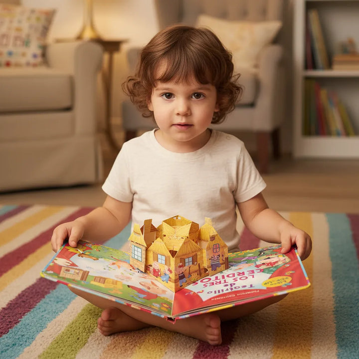 Libro Pop Up Los Tres Cerditos