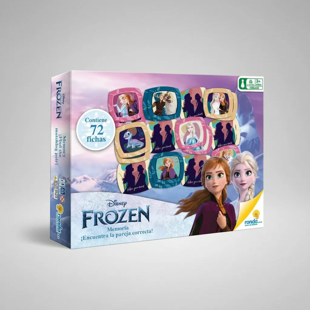 Juego De Mesa Memoria Edición Frozen Niñas