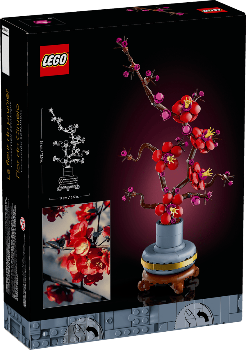 Juego De Construcción Lego Flor De Ciruelo 327 Piezas Niños