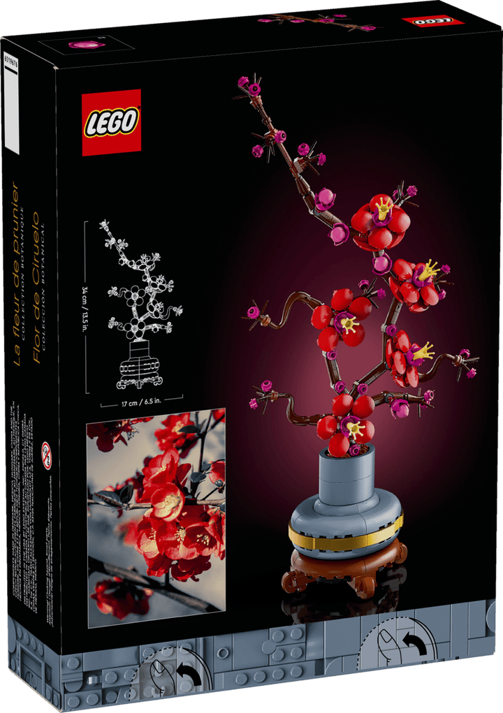 Juego De Construcción Lego Flor De Ciruelo 327 Piezas Niños