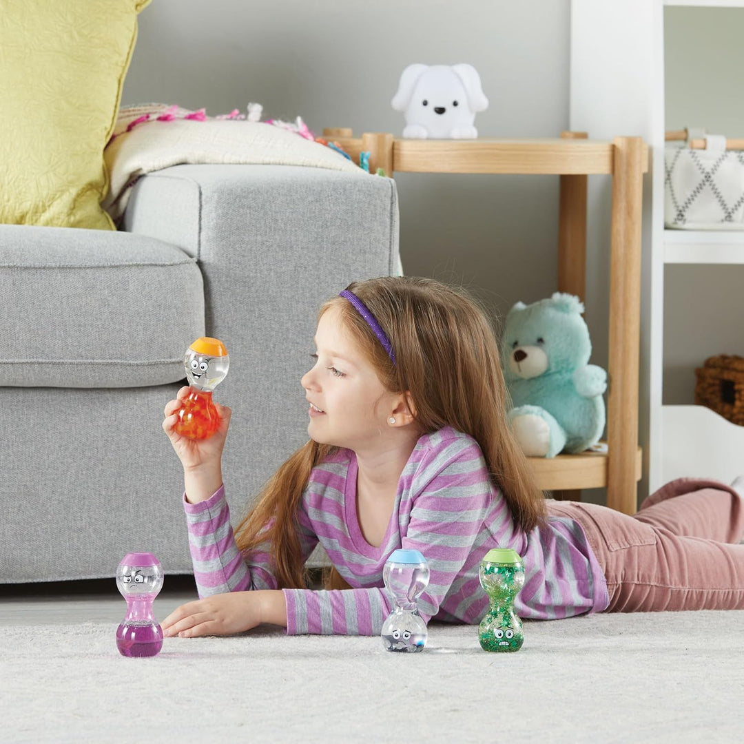 Juego Botellas Sensoriales Emocionales Para Niños