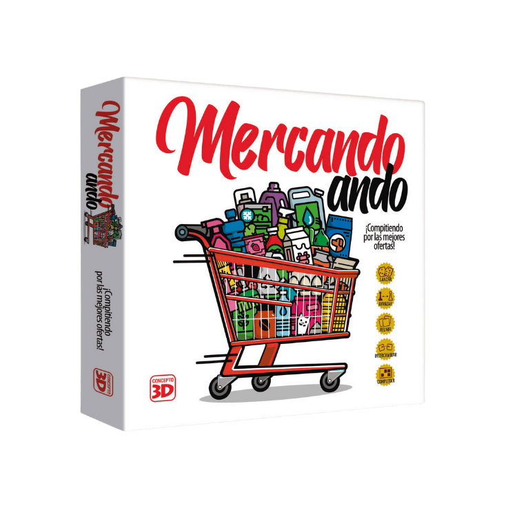 Juego De Mesa Mercando Ando Estrategia Para Niños