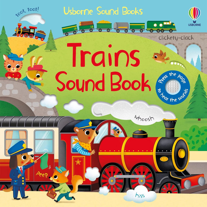 Libro Didáctico Con Sonidos Trenes Para Niños