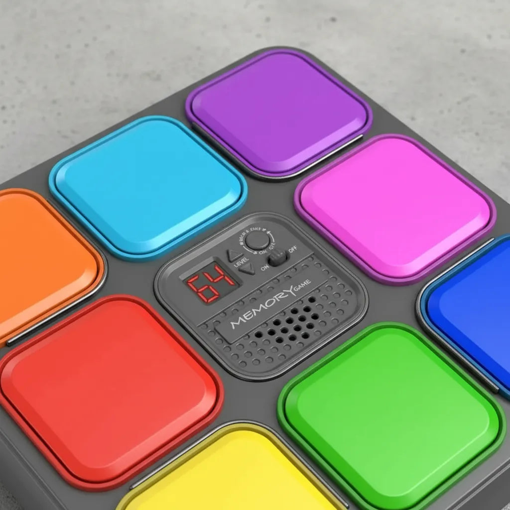 Juego De Memoria Electrónica 4 En 1 Portátil Para Niños