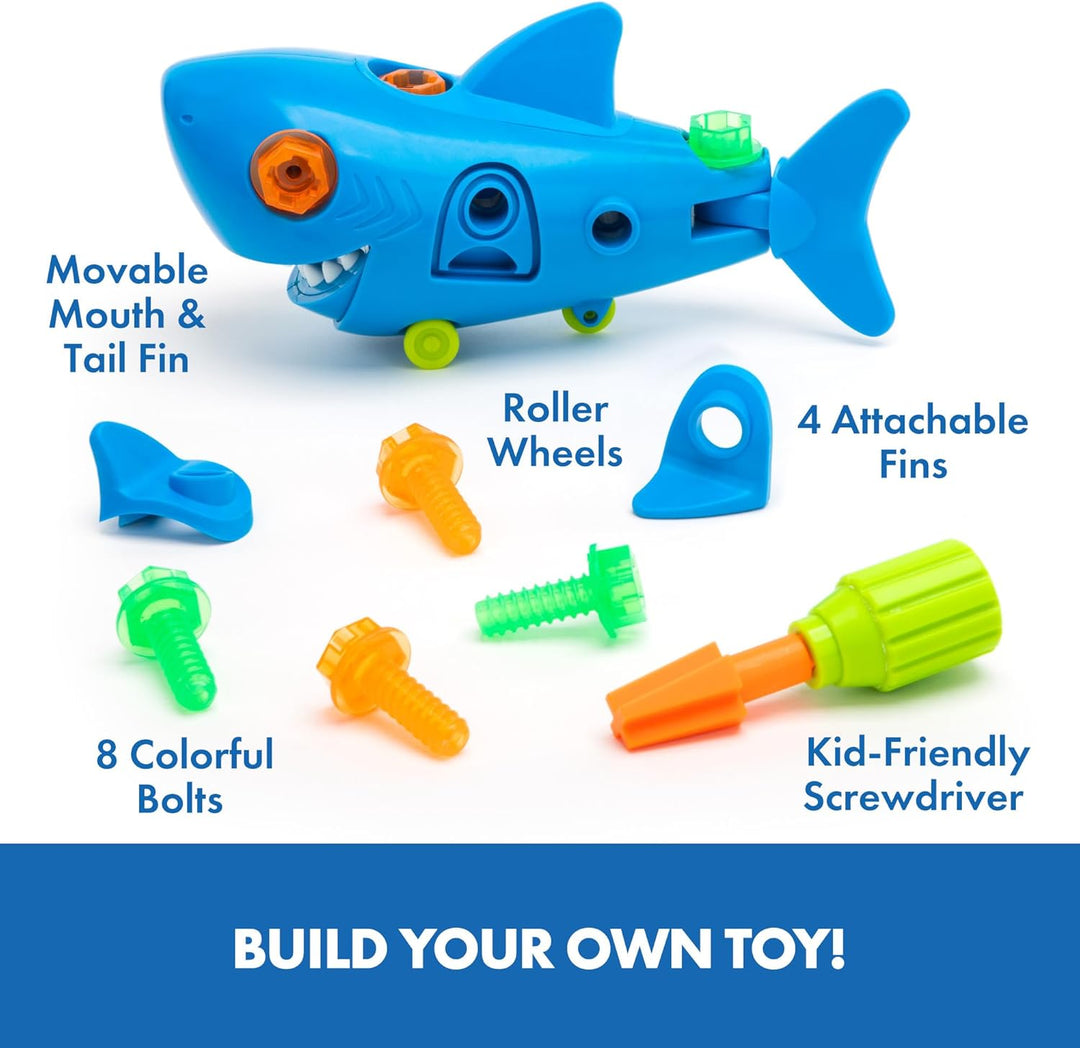 Juego Tiburón Para Ensamblar Stem Para Niños