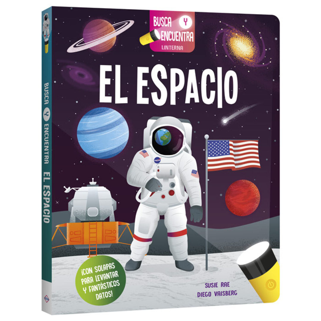 Libro infantil Busca Y Encuentra El Espacio niños