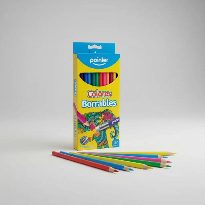 Caja De Colores Borrables Ninos