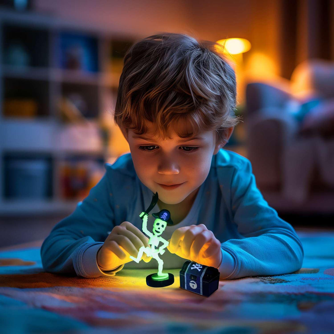 Juego De Experimento Excava Un Pirata Luminoso Para Niños