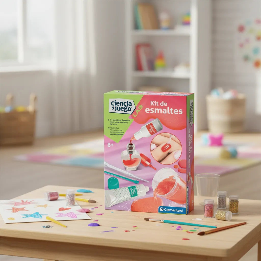 Juego Crea Esmaltes Brillantes Para Niños