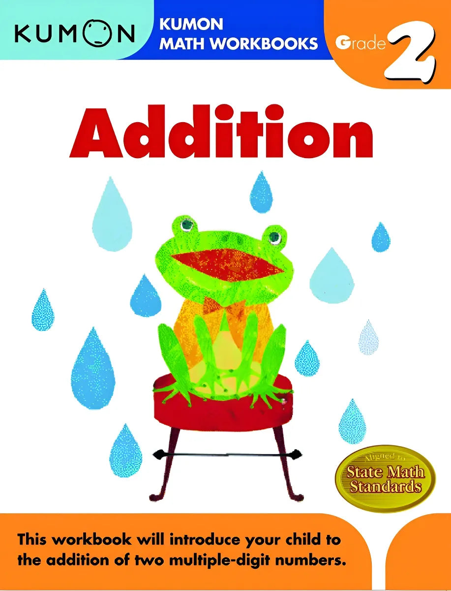 Libro Didáctico Kumon Grade 2 Addition Para Niños Niñas