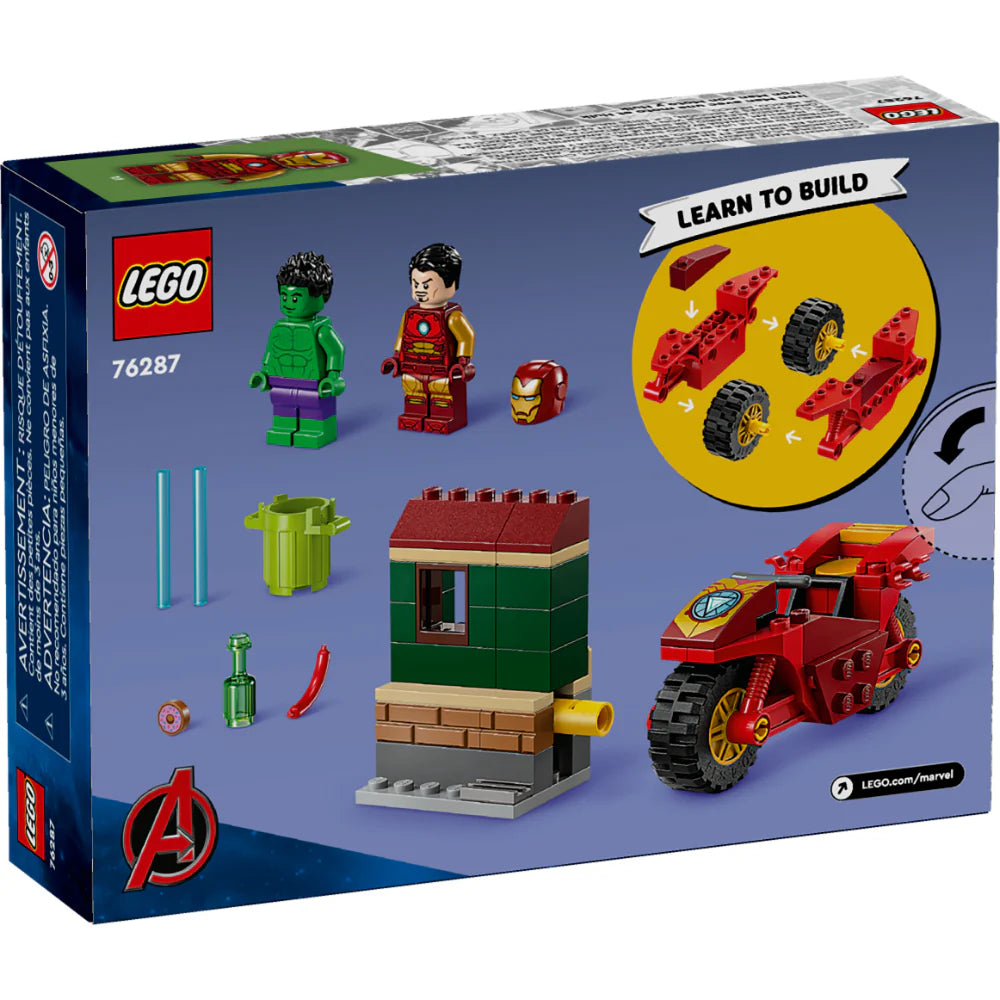 Juego Lego 68 Piezas Iron Man Y Hulk Niños