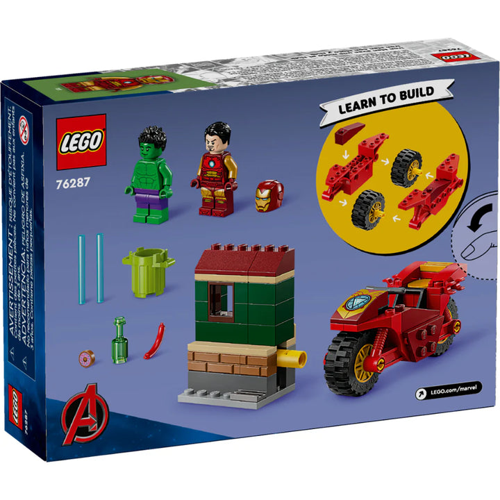 Juego Lego 68 Piezas Iron Man Y Hulk Niños