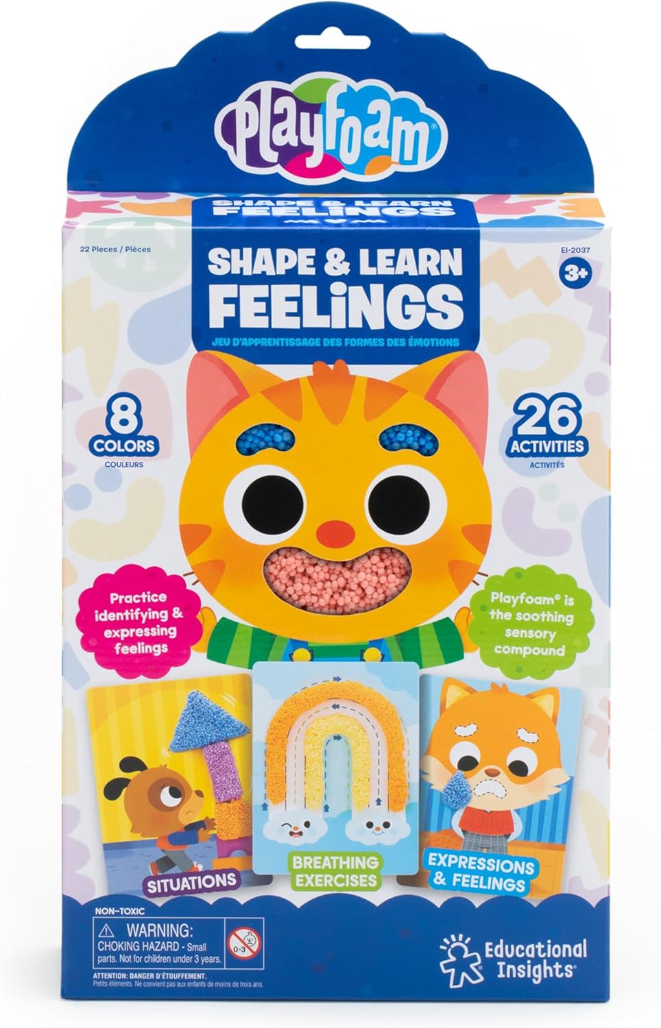 Set Educativo Playfoam Emociones Y Creatividad  Niños