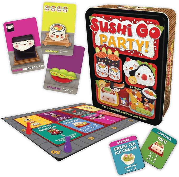 Sushi Go Party Juego De Mesa Adultos Niños