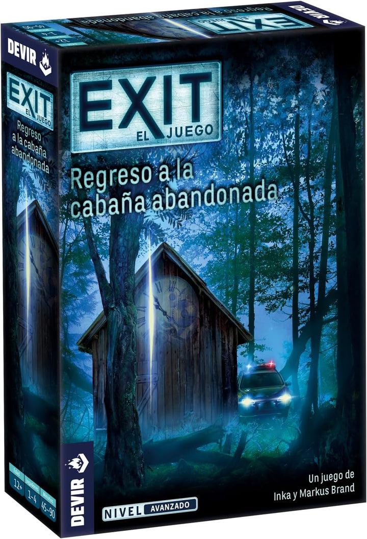 Juego De Mesa Exit Regreso A La Cabaña Adultos