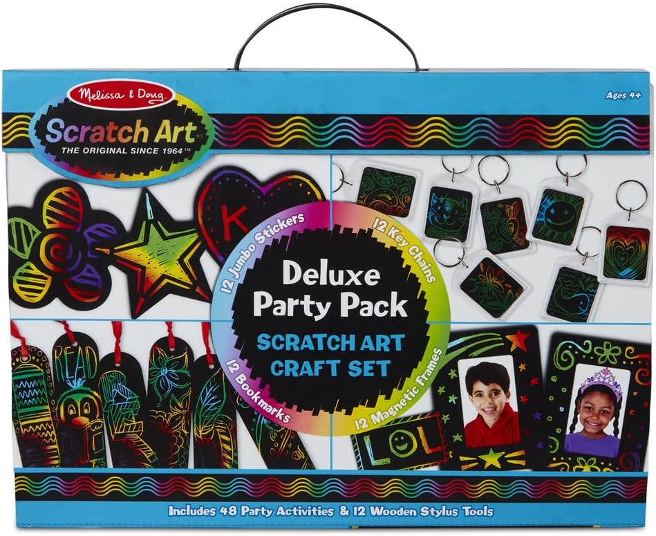 Set De Manualidades Scratch Art Niños