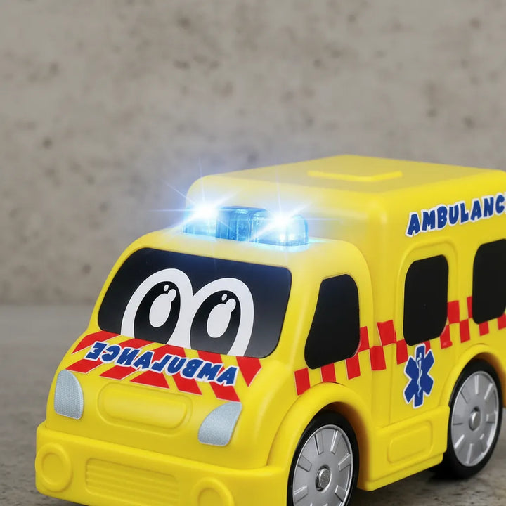 Ambulancia con luces y sonidos para niños
