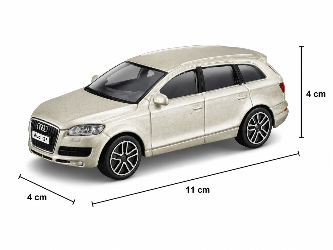 Carro Coleccionable A Escala 1/43  Audi Q7 Blanco Para Niños