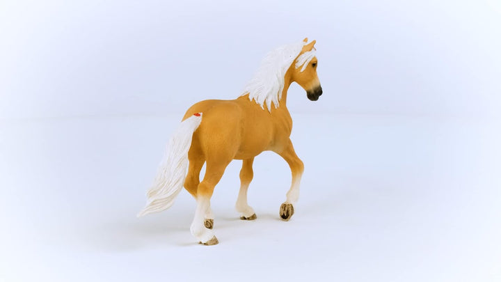 Figura Coleccionable Yegua Haflinger Pintada A Mano