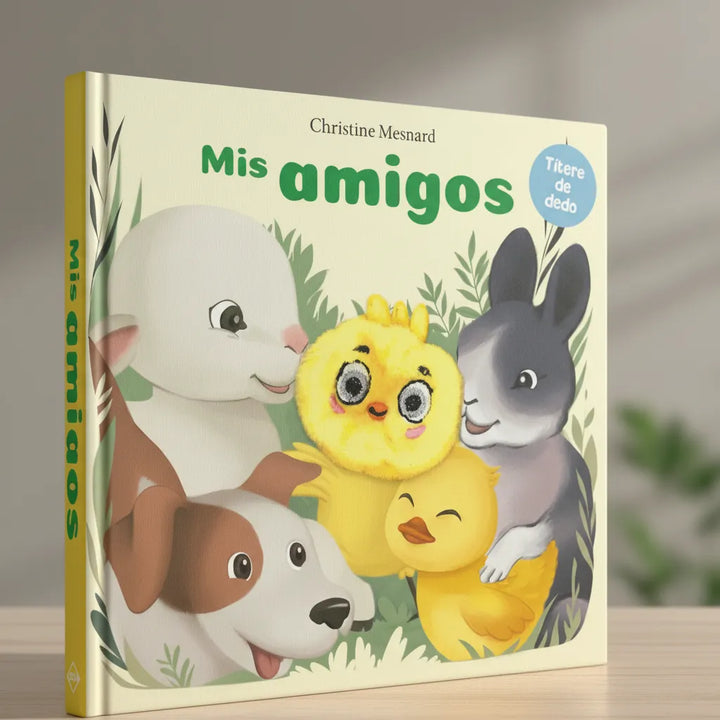 Libro Mis Amigos Títeres Dedos Para Niños